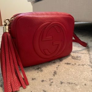 GUCCI RED DISCO BAG ❤️